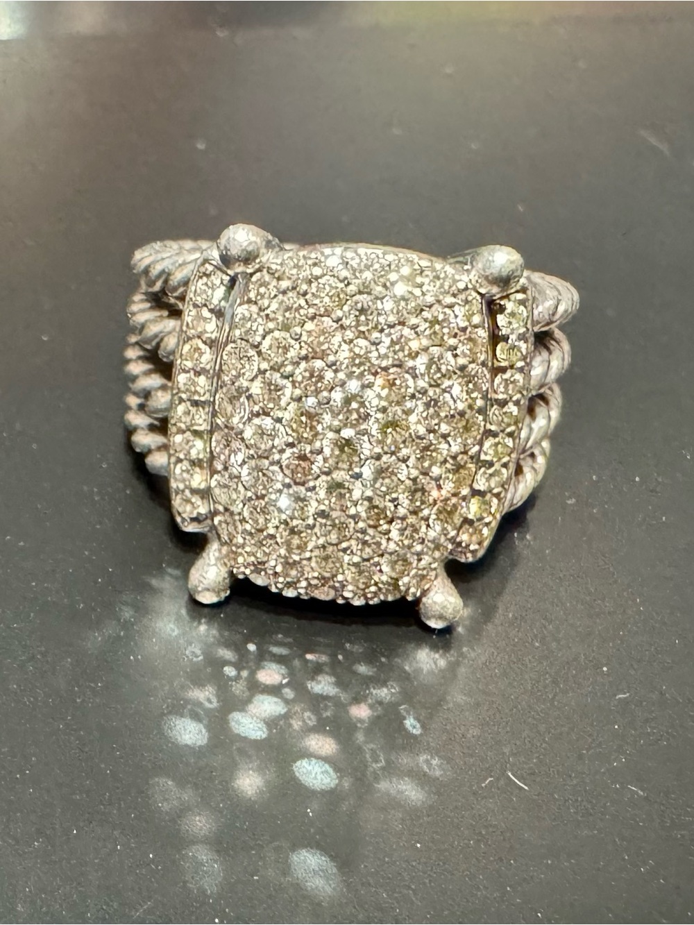 David Yurman Wheaton Diamond Ring - Picture 3 of 6